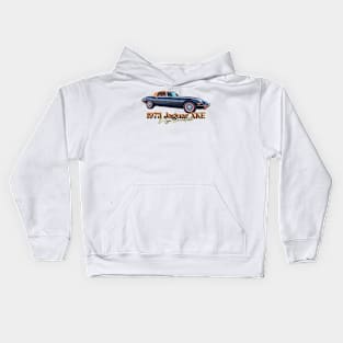 1973 Jaguar XKE E-Type Convertible Kids Hoodie